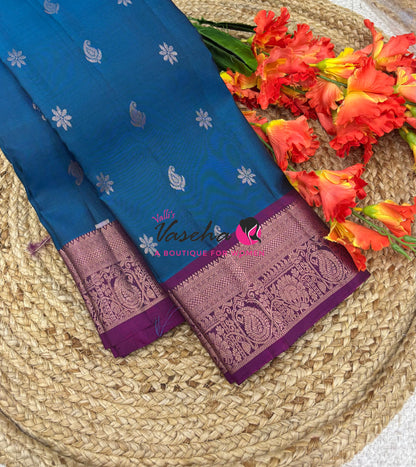 Half Mix - Pure Soft Silk Saree - VVPSS031