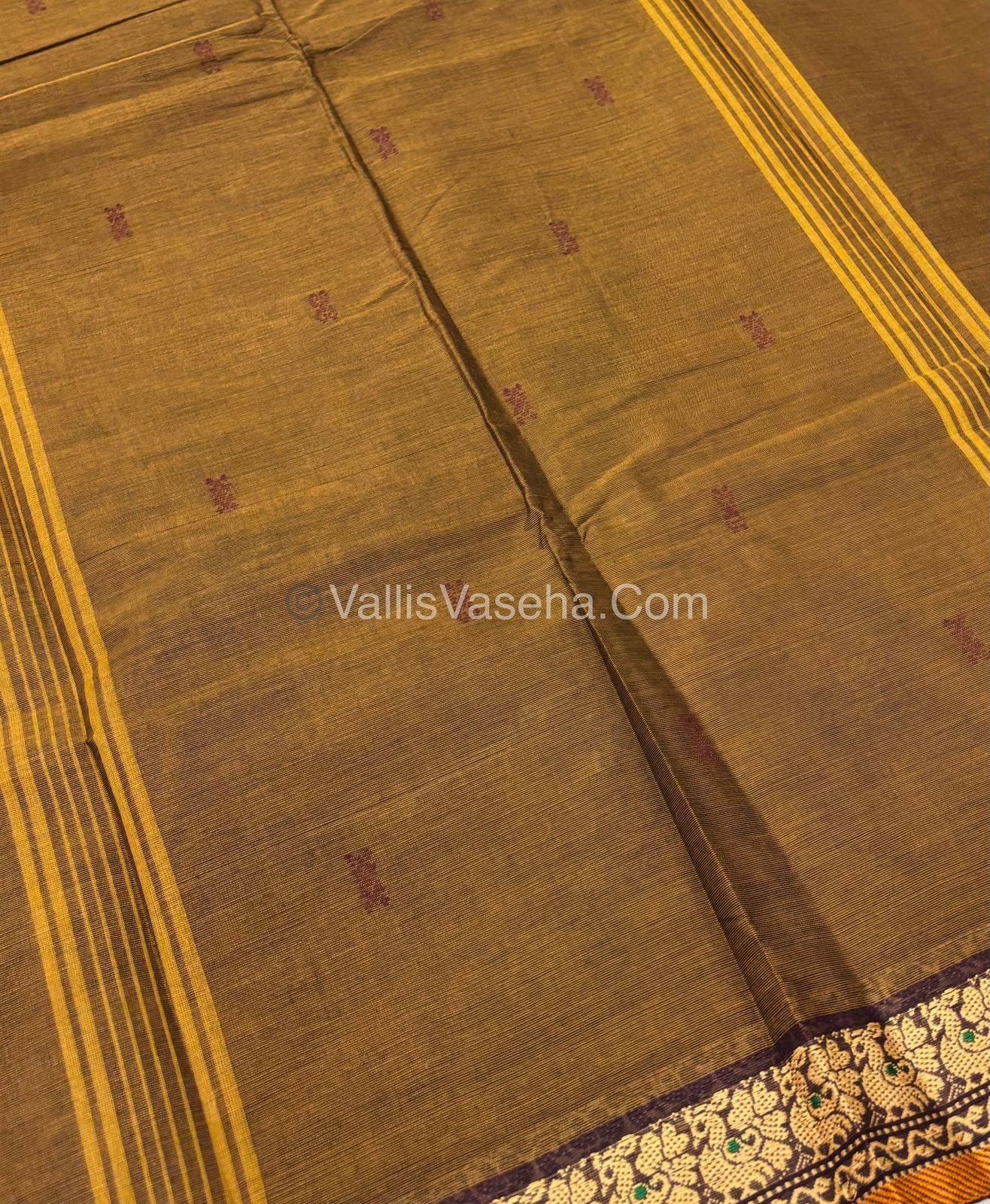 Kanchi Cotton Saree - VVKCS017