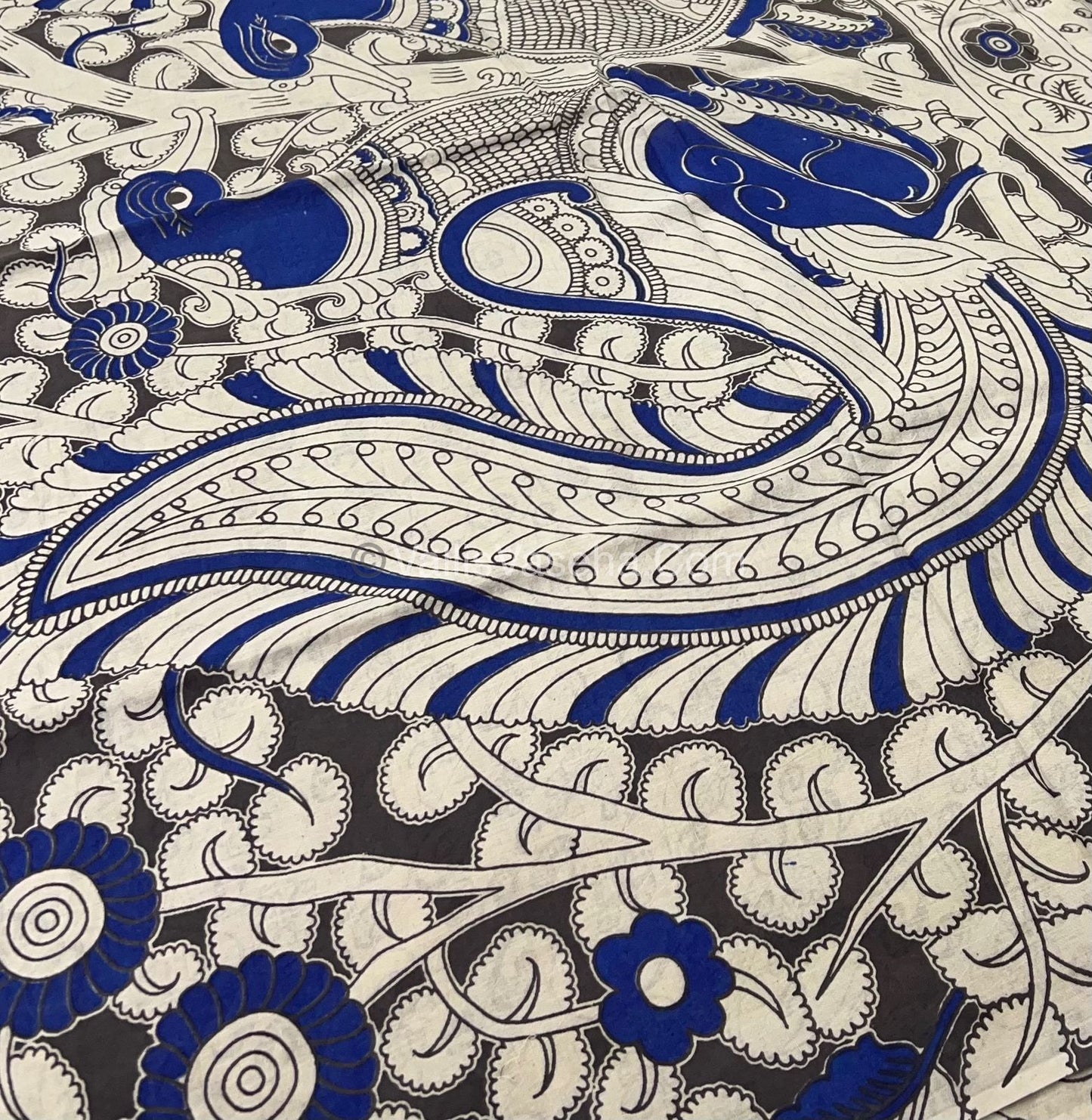 Pure Kalamkari Cotton Saree - VVPKC002