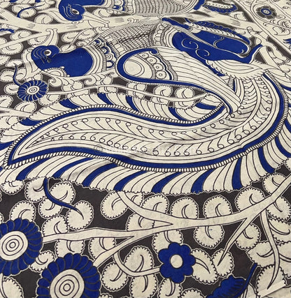Pure Kalamkari Cotton Saree - VVPKC002