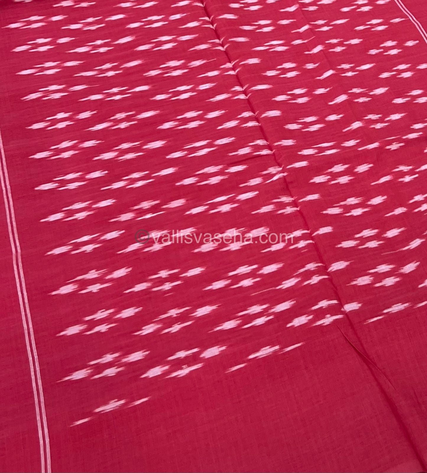 Ikkat Mercerised Cotton Saree - VVIKS001