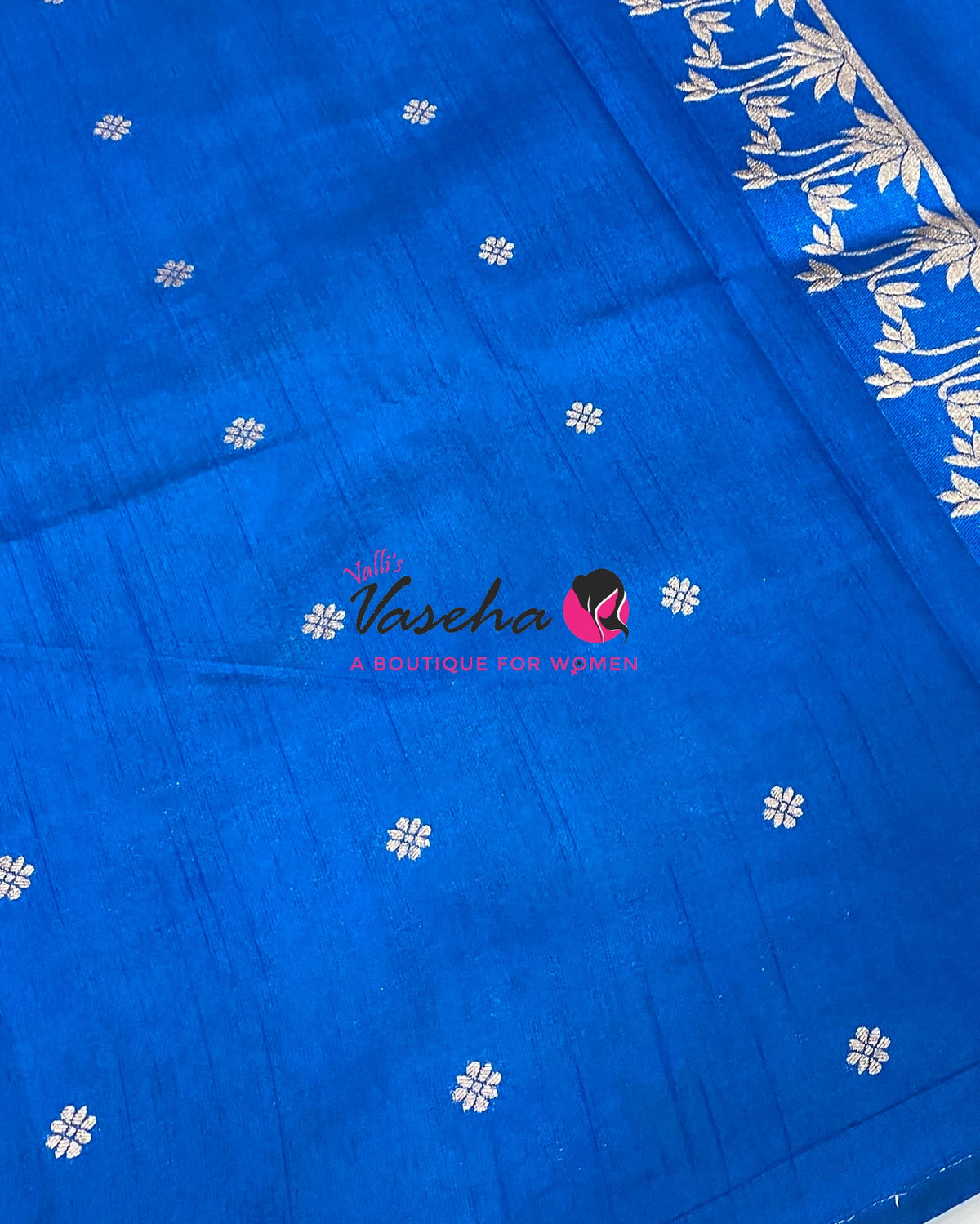 Banarasi - Heritage Meenakari Silk - Blue Shade - VVBHS013