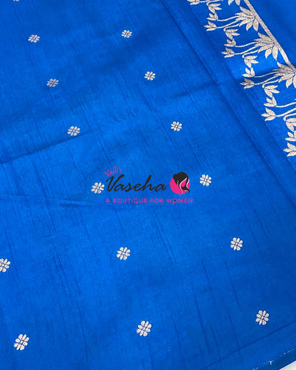 Banarasi - Heritage Meenakari Silk - Blue Shade - VVBHS013