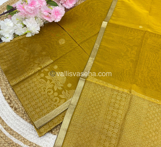 Unstitched Salwar Material -Silk Cotton - VVUSM006