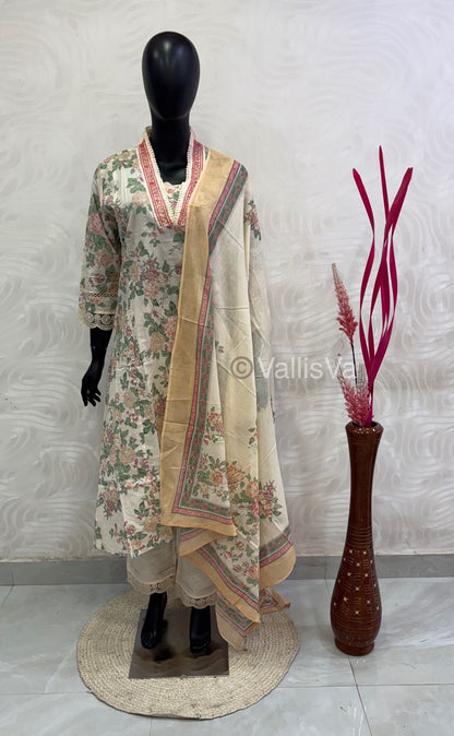 Readymade 3pc Set - Thread Embroidered - VVRMS005