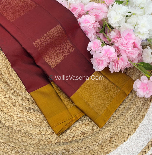 Half Mix - Pure Soft Silk Saree - VVPSS030