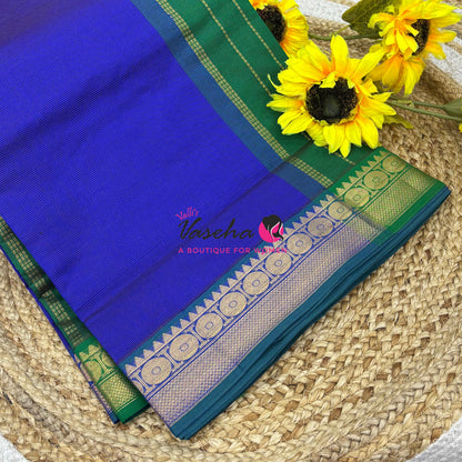 9 Yards |Semi Silk Cotton Saree | Vairavoosi  Design | VV9YSS001