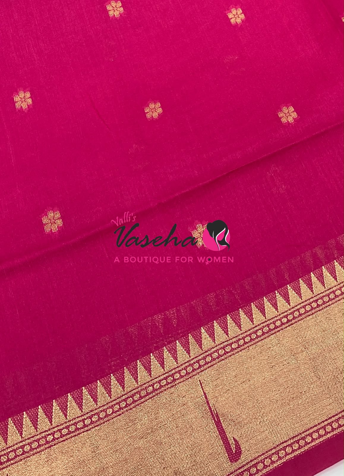 Semi Paithani Saree  - Pink  Shade - VVSPS001