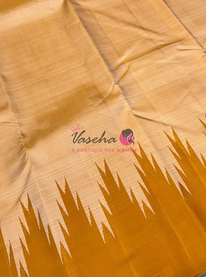 Pure Kanchipuram Silk Saree - Thalampoo - VVPS029