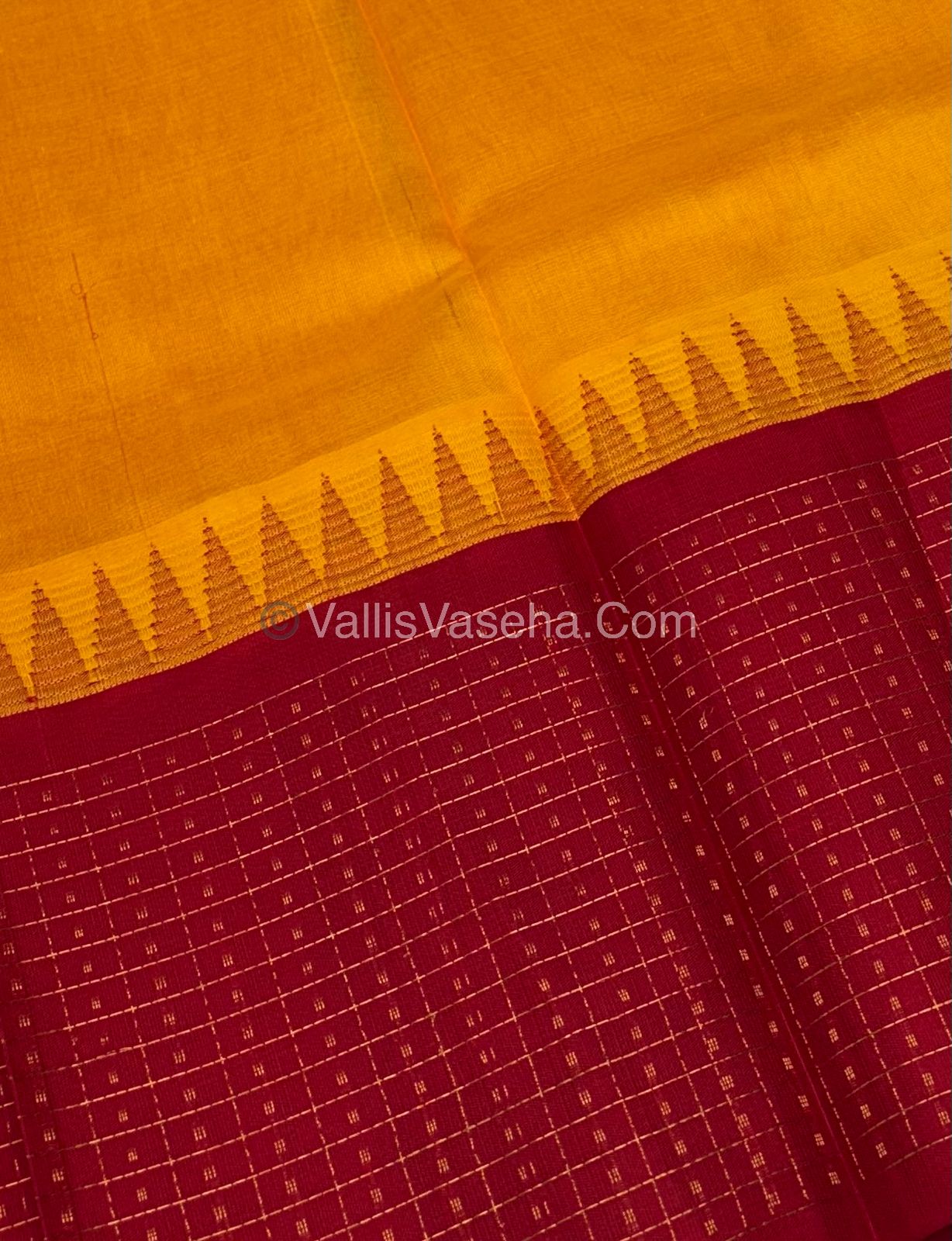 15% Offer Saree - Pure Korvai Silk Cotton - VVDS004