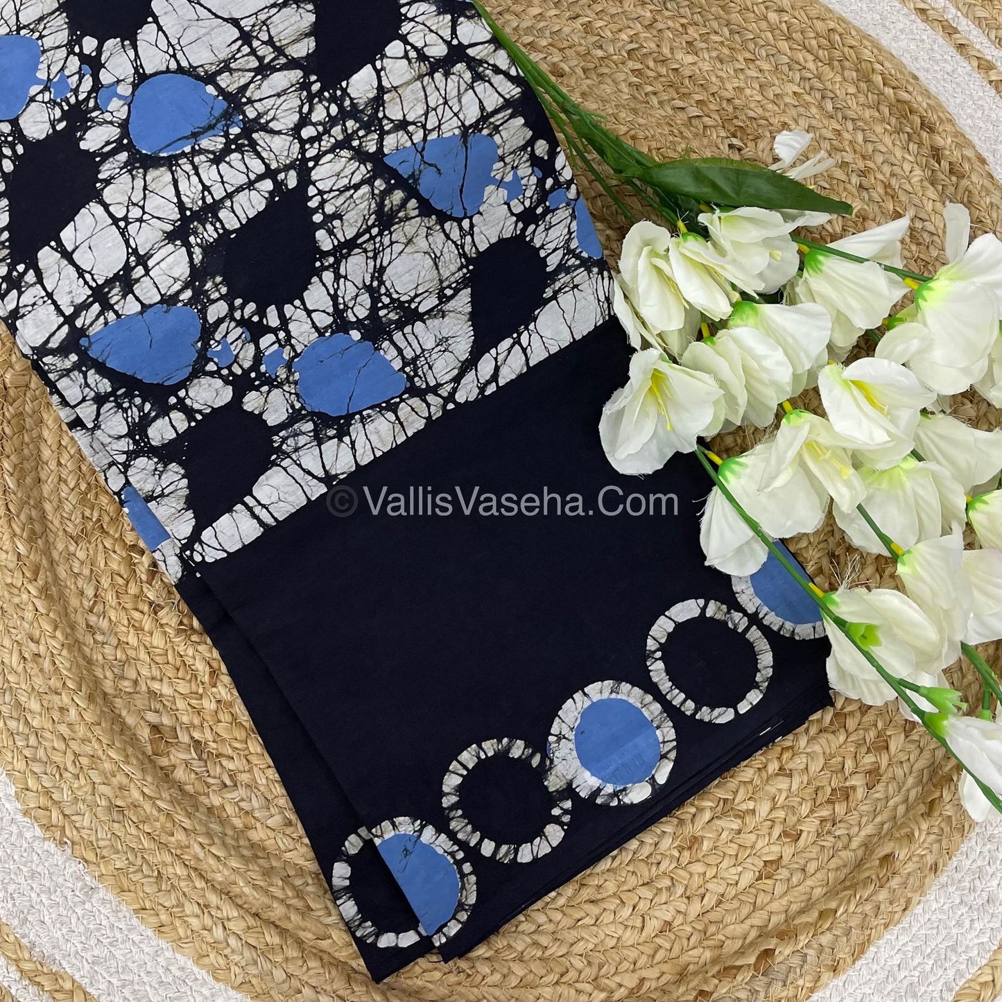 Pure Soft Mul Mul Cotton Sarees - Hand Block Prints - VVMMC007