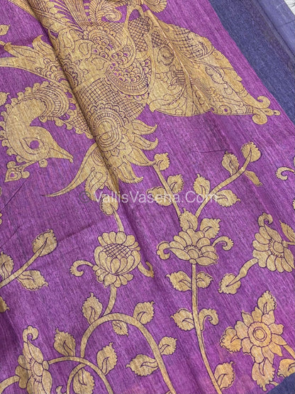 Semi Tussar Silk Saree |VVSTS048