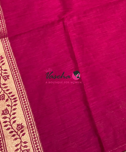 Banarasi - Heritage Meenakari Silk - Pink Shade - VVBHS012
