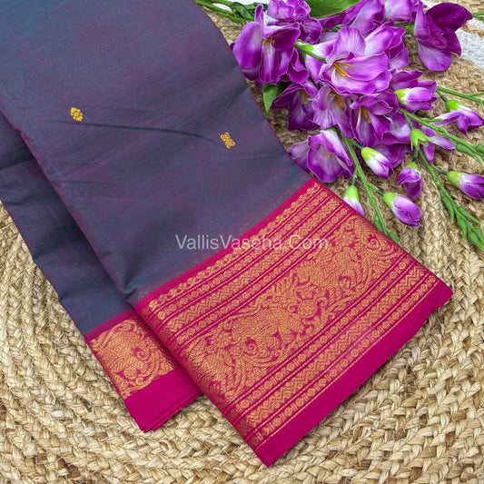 Kanchi Cotton Saree - VVKCS017