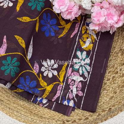Pure Cotton Voile Saree | VVPVC001