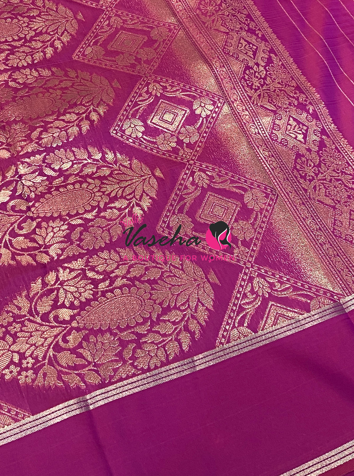 Semi Soft Silk  - Purple Shade - VVSSS040
