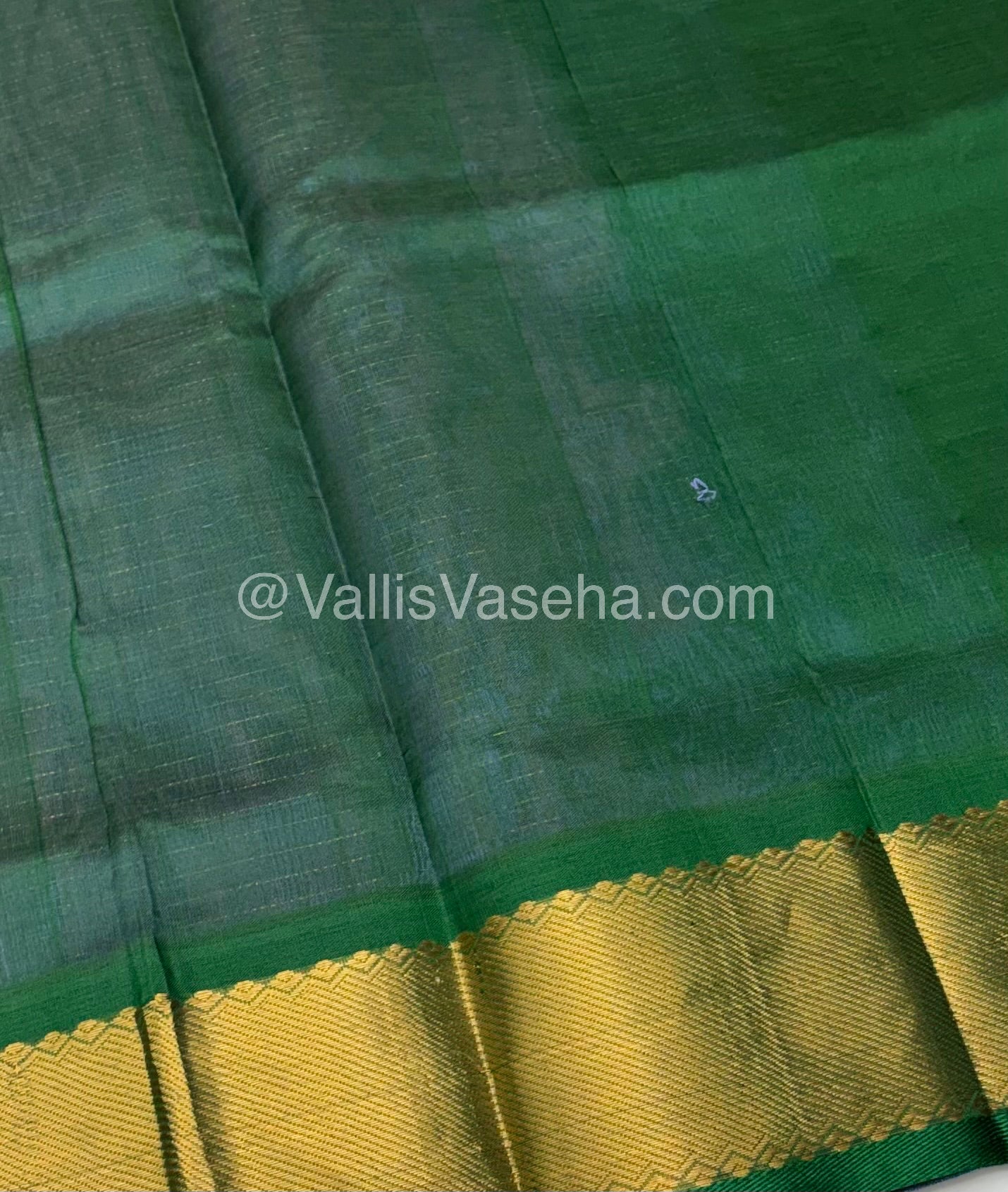 Pure Silk Cotton Saree - Mayil & Chakkaram Design - Lavender With Green Shade - VVMC002