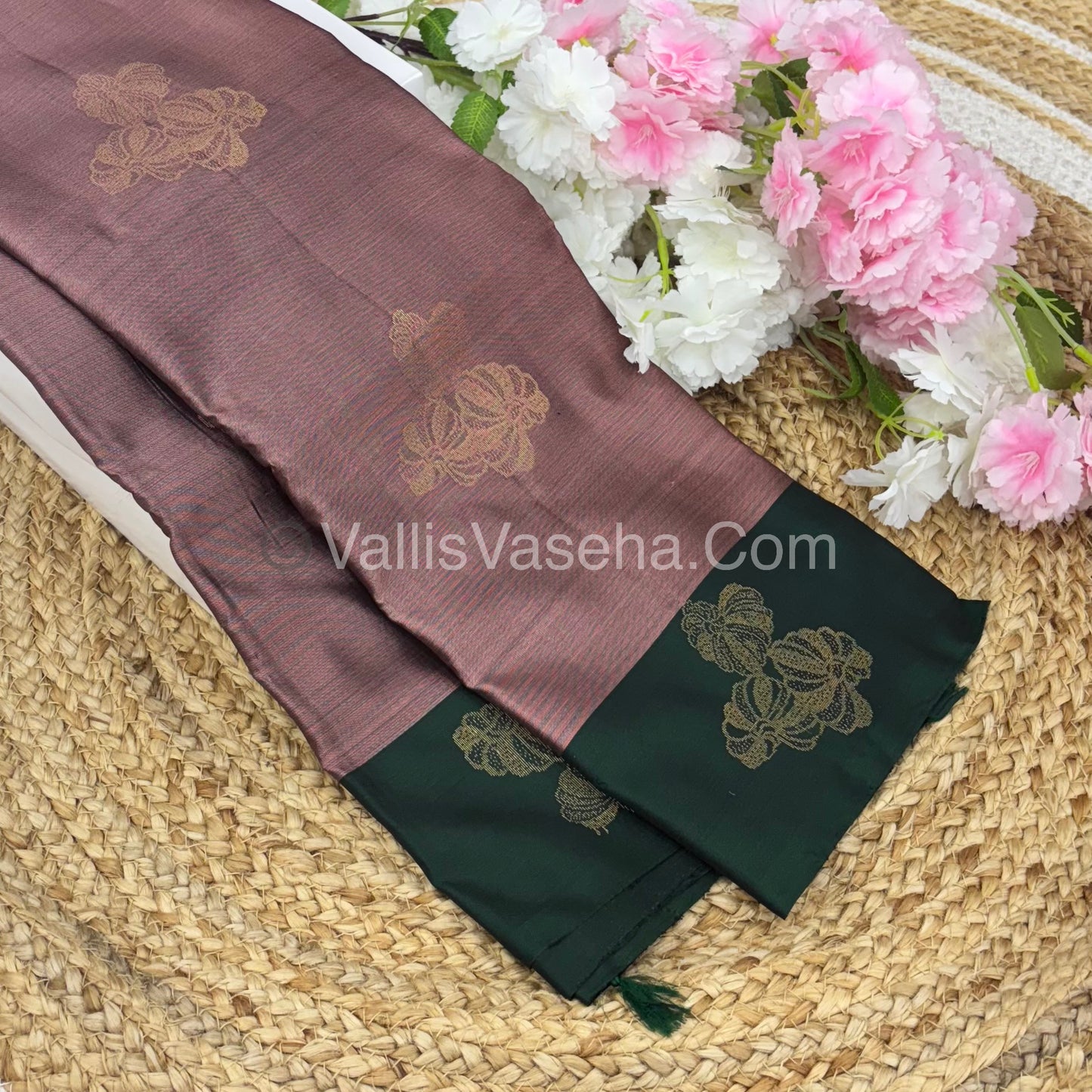 Half Mix - Pure Soft Silk Saree - VVPSS043