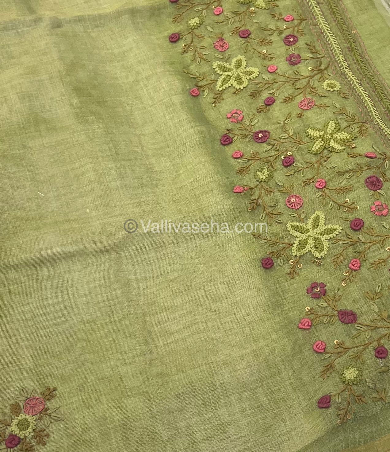 French Knot - Tissue Saree -  VVLFN001