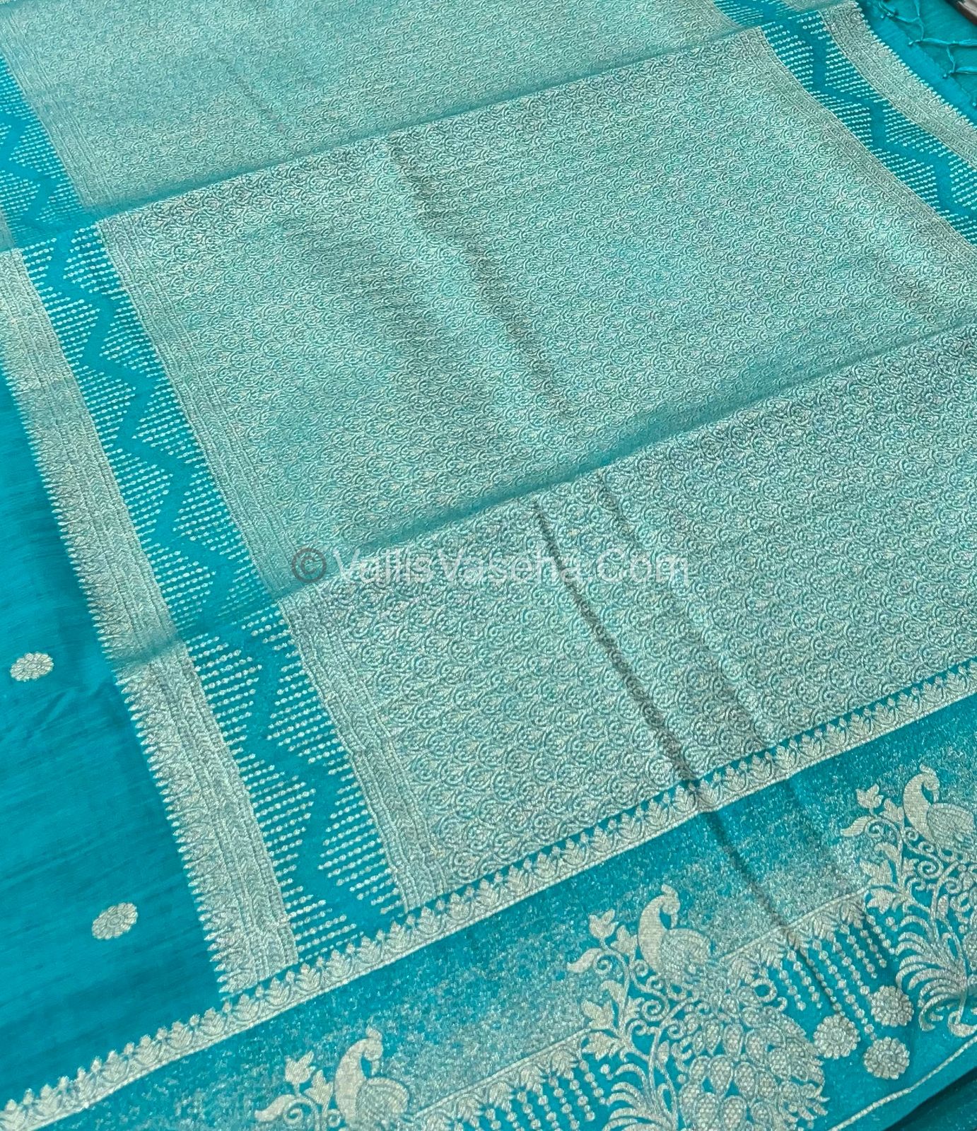 Banarasi - Heritage Silk - Semi Kathan Silk - Ramar Blue Shade- VVBHS002