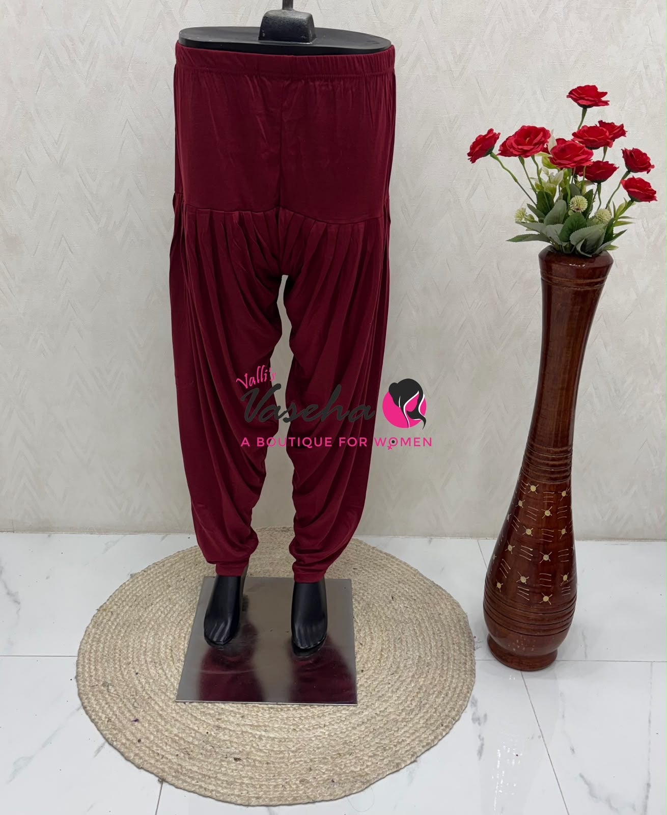 Semi Patiyala - Maroon Shade - VVSP001