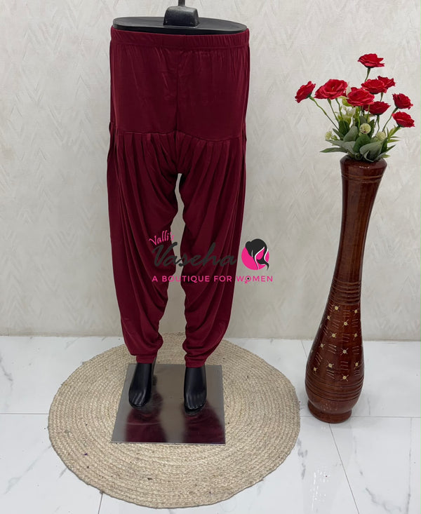 Semi Patiyala - Maroon Shade - VVSP001