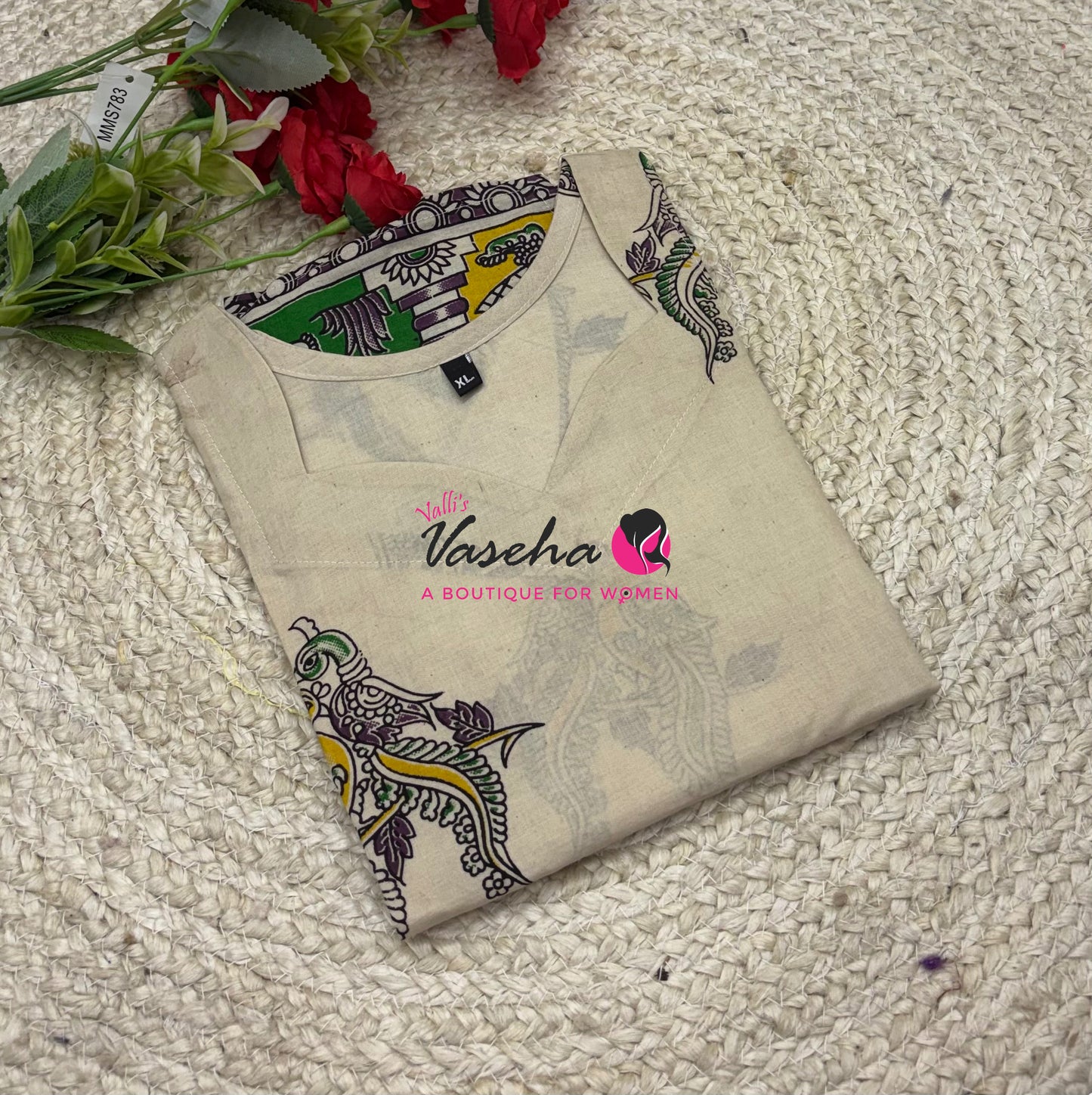 Ready Made - Kalamkari Kurti - VVRKK001