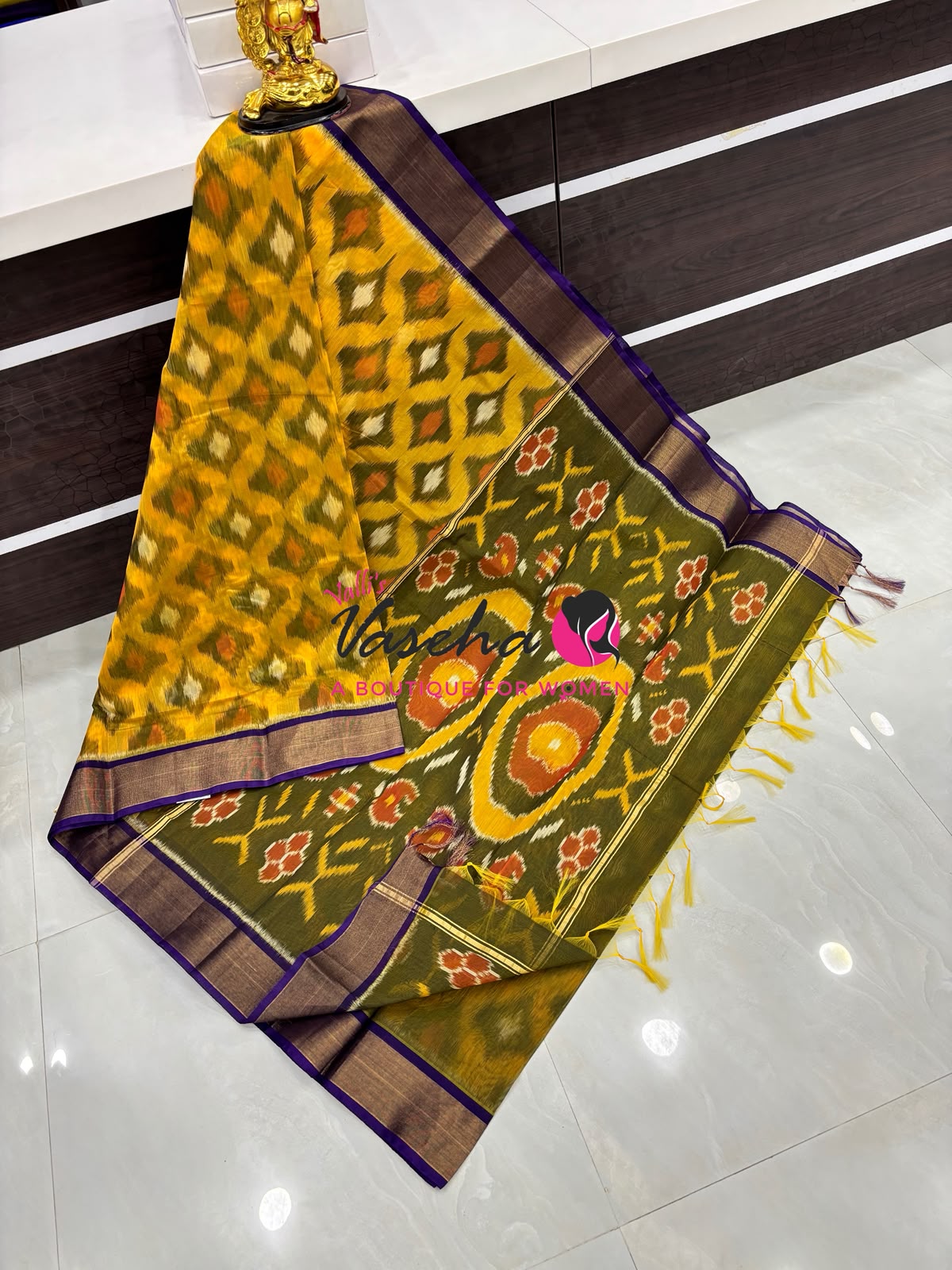 Kota Pochampally Cotton - Light Weight - VVKPS002