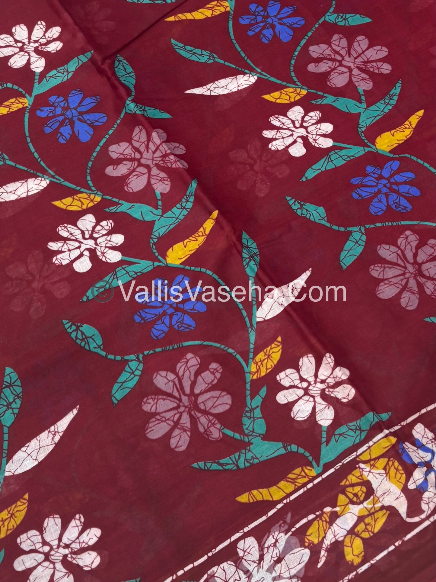 Pure Cotton Voile Saree | VVPVC002