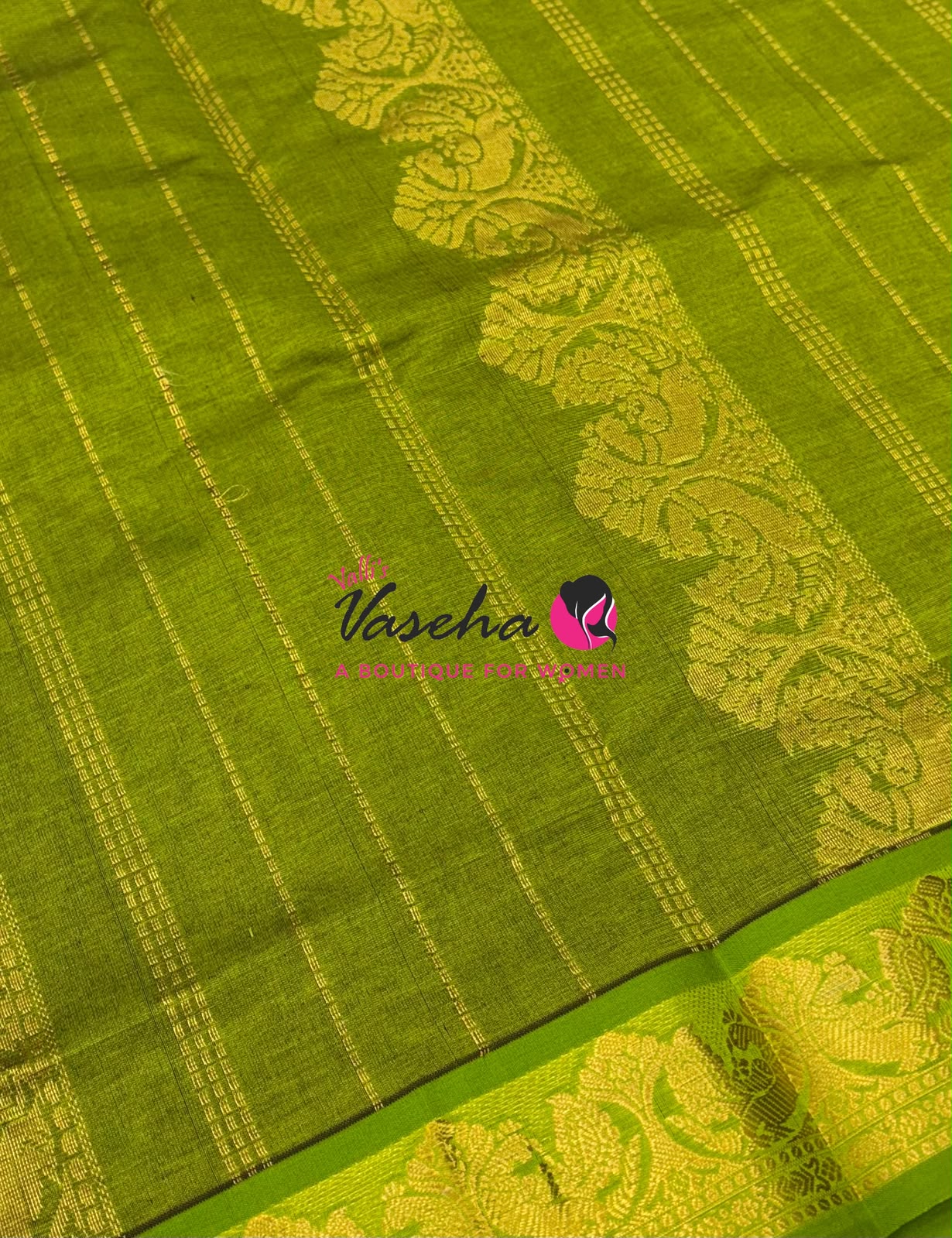 Semi Silk Cotton Saree Lakshadeepam Shade |VVSSC009