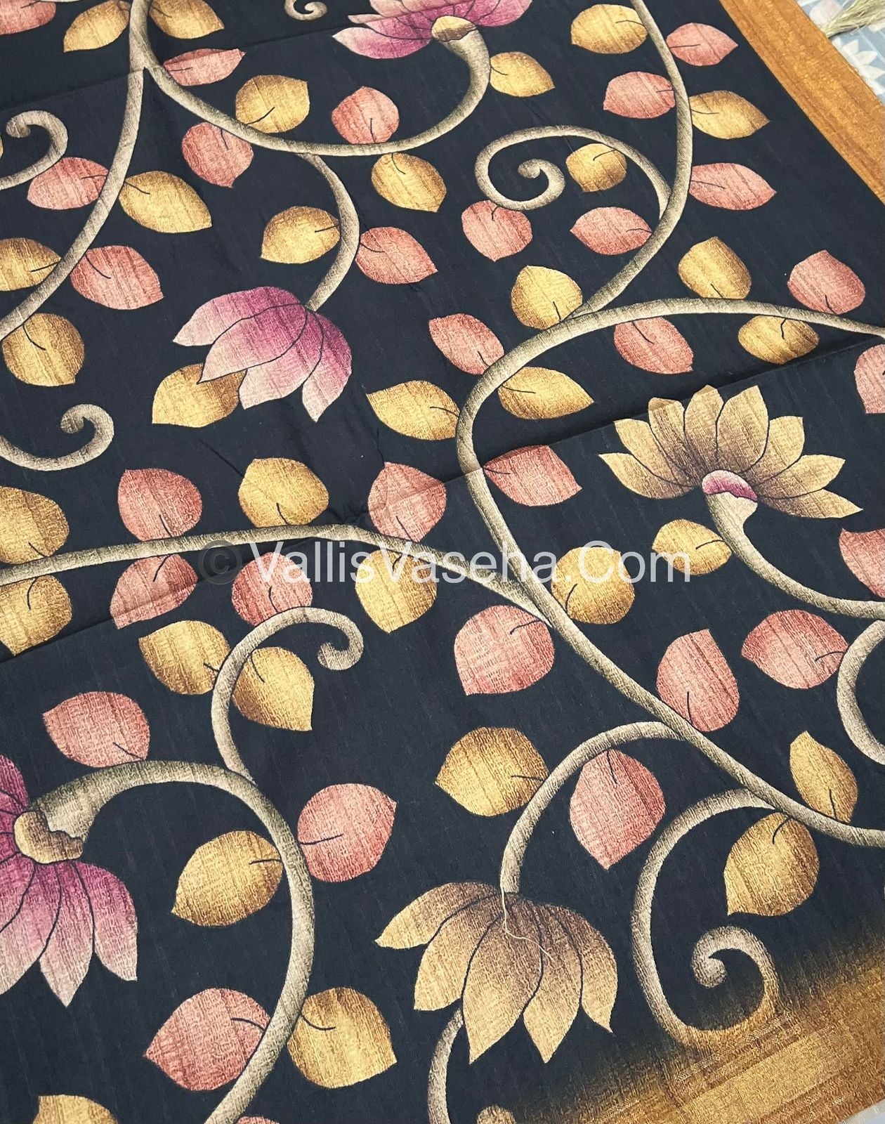 Art Silk / Semi Gicha Tussar Saree  - VVSGT002