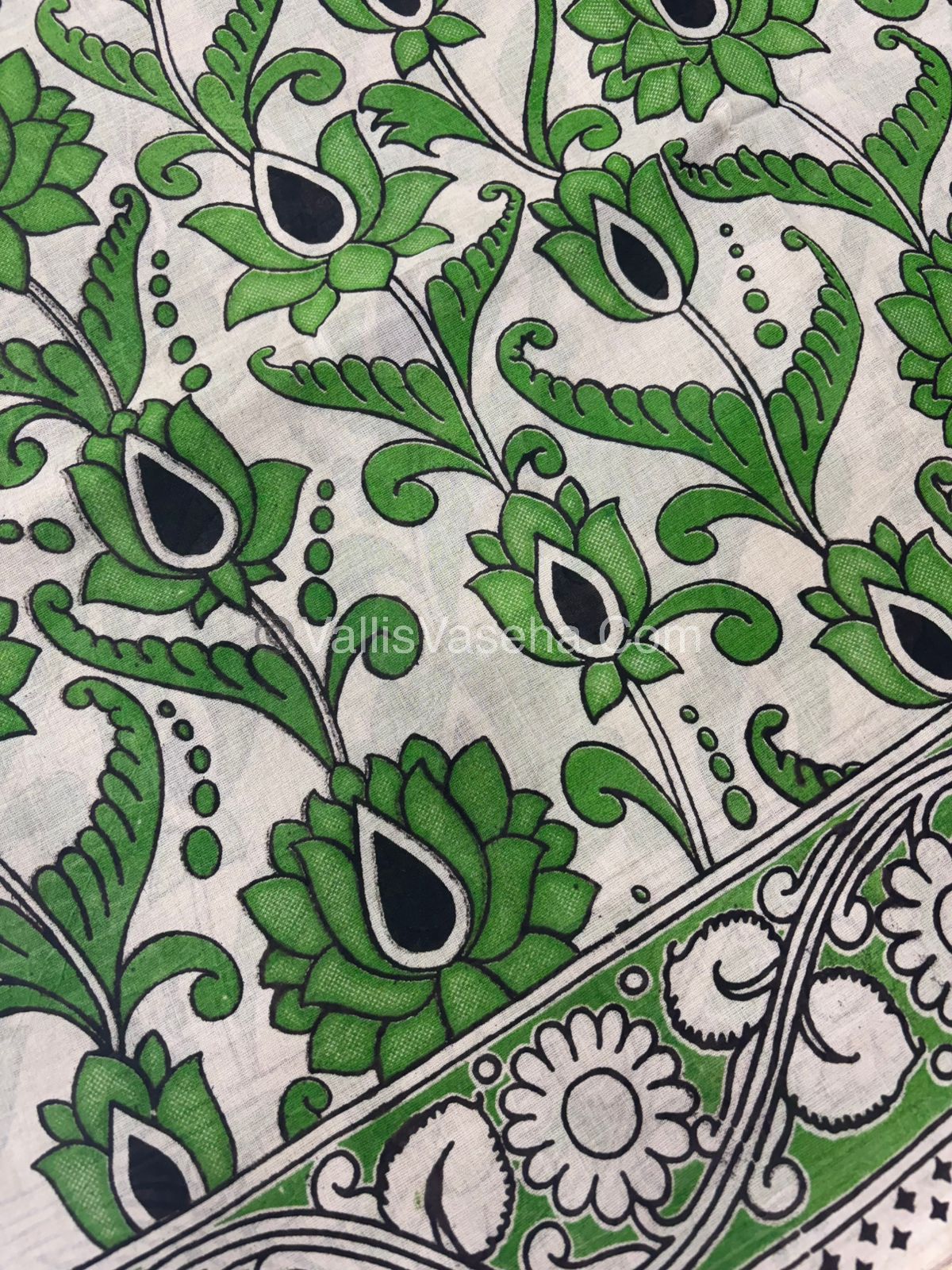 Pure Kalamkari Cotton Saree - VVPKC002