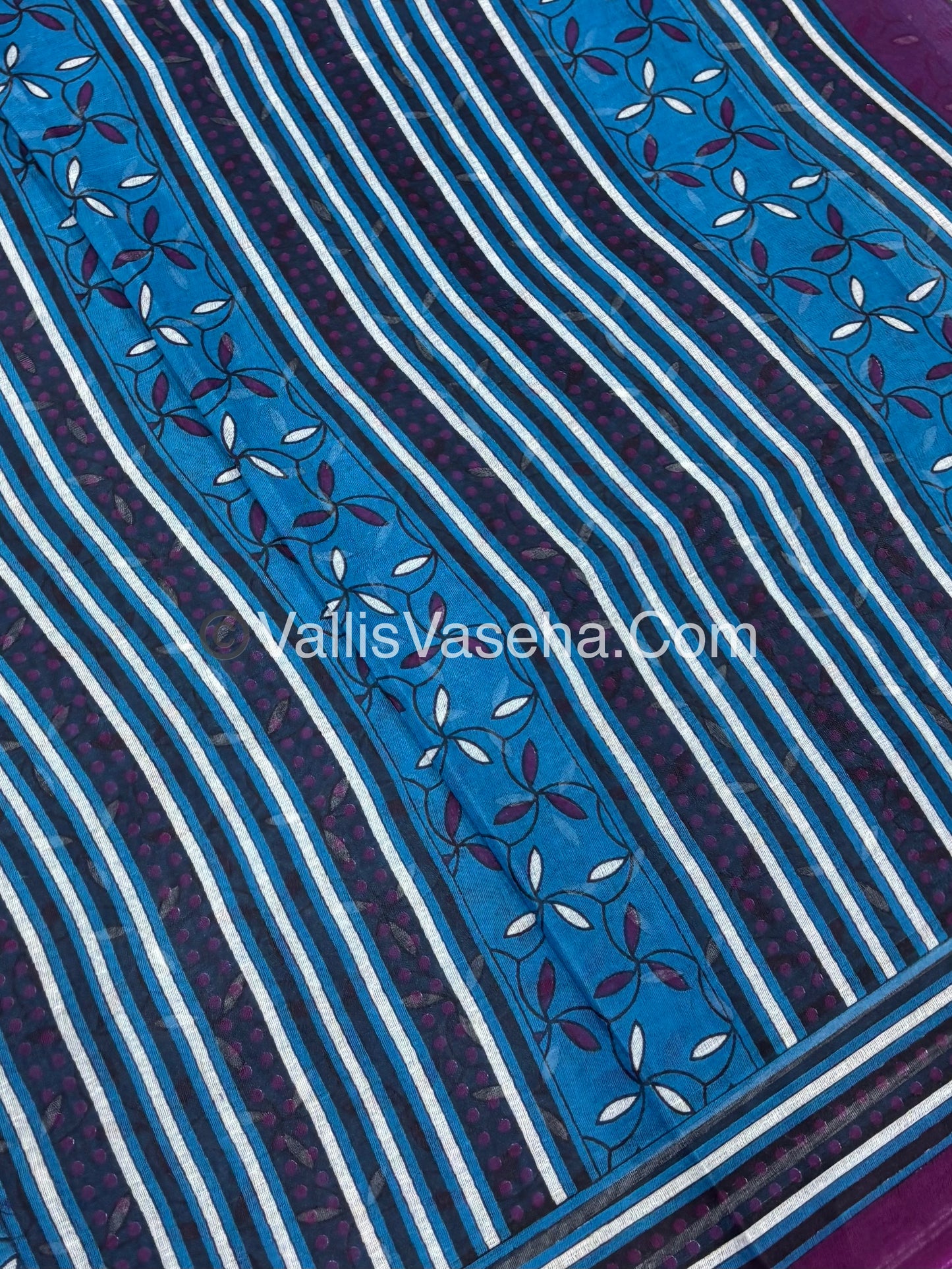 Pure Cotton Voile Saree | VVPVC003