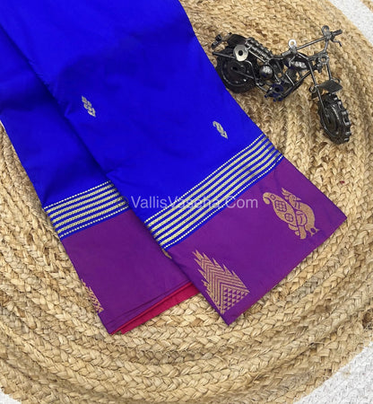 Semi Silk Saree - Kanchi Pattu Style - VVSSS004