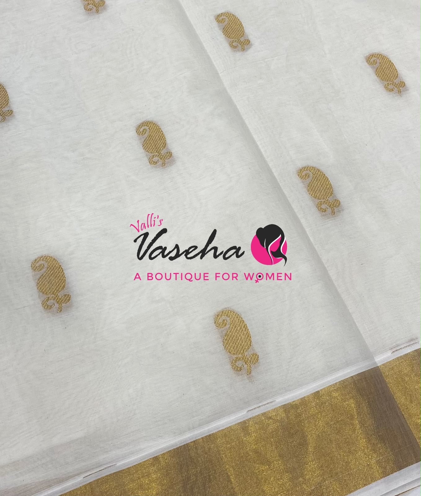 Kerala Cotton Saree - VVKCS029