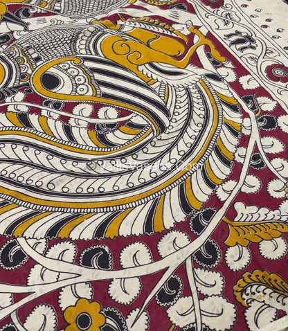 Pure Kalamkari Cotton Saree - VVPKC002