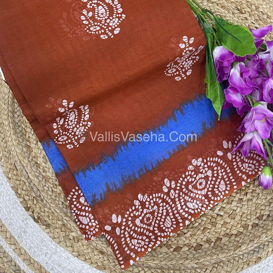 Pure Cotton Voile Saree | VVPVC004