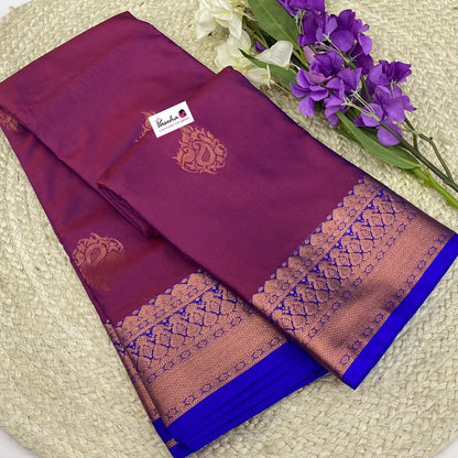 Semi Kanchipuram Soft Silk - VVSSS002