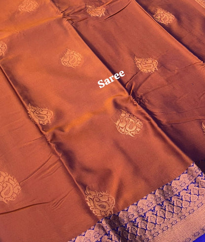 Semi Kanchipuram Soft Silk - VVSSS002