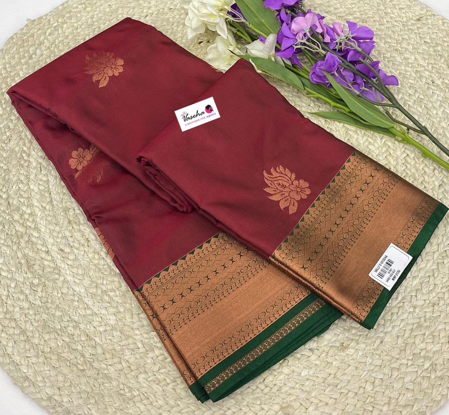 Semi Kanchipuram Soft Silk - VVSSS002