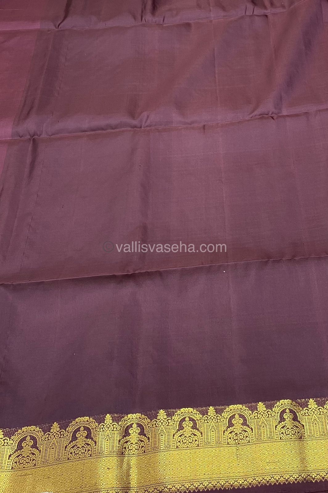 Pure Soft Silk Saree - Onion Pink With Brown Combo - VVPSS015