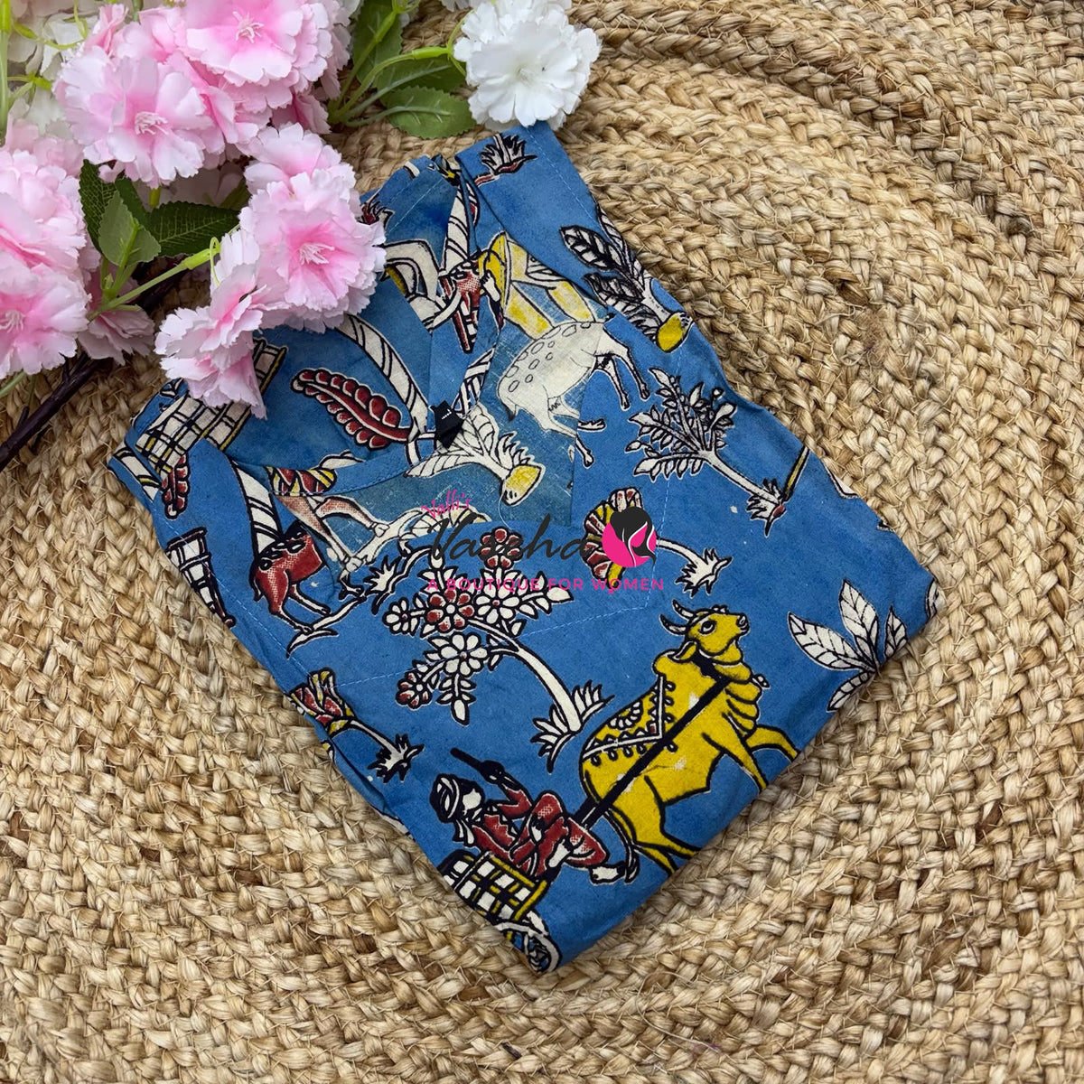 Ready Made - Kalamkari Frock  - VVRKF003