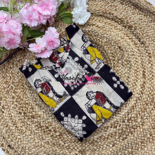 Ready Made - Kalamkari Frock  - VVRKF003
