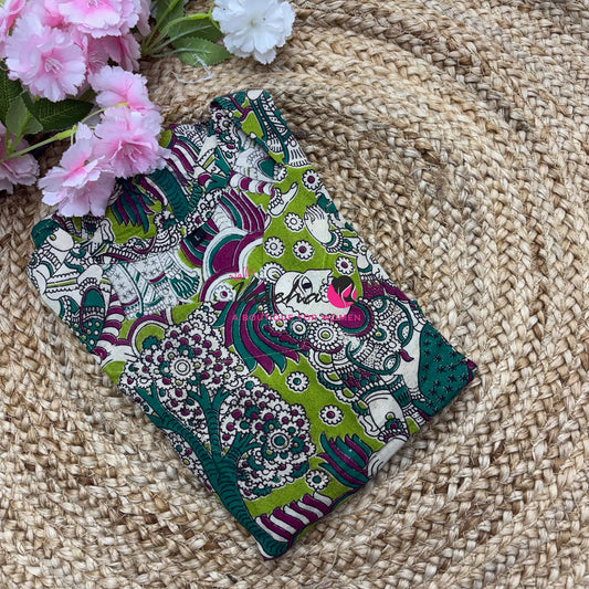Ready Made - Kalamkari Frock  - VVRKF003