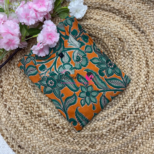 Ready Made - Kalamkari Frock  - VVRKF003