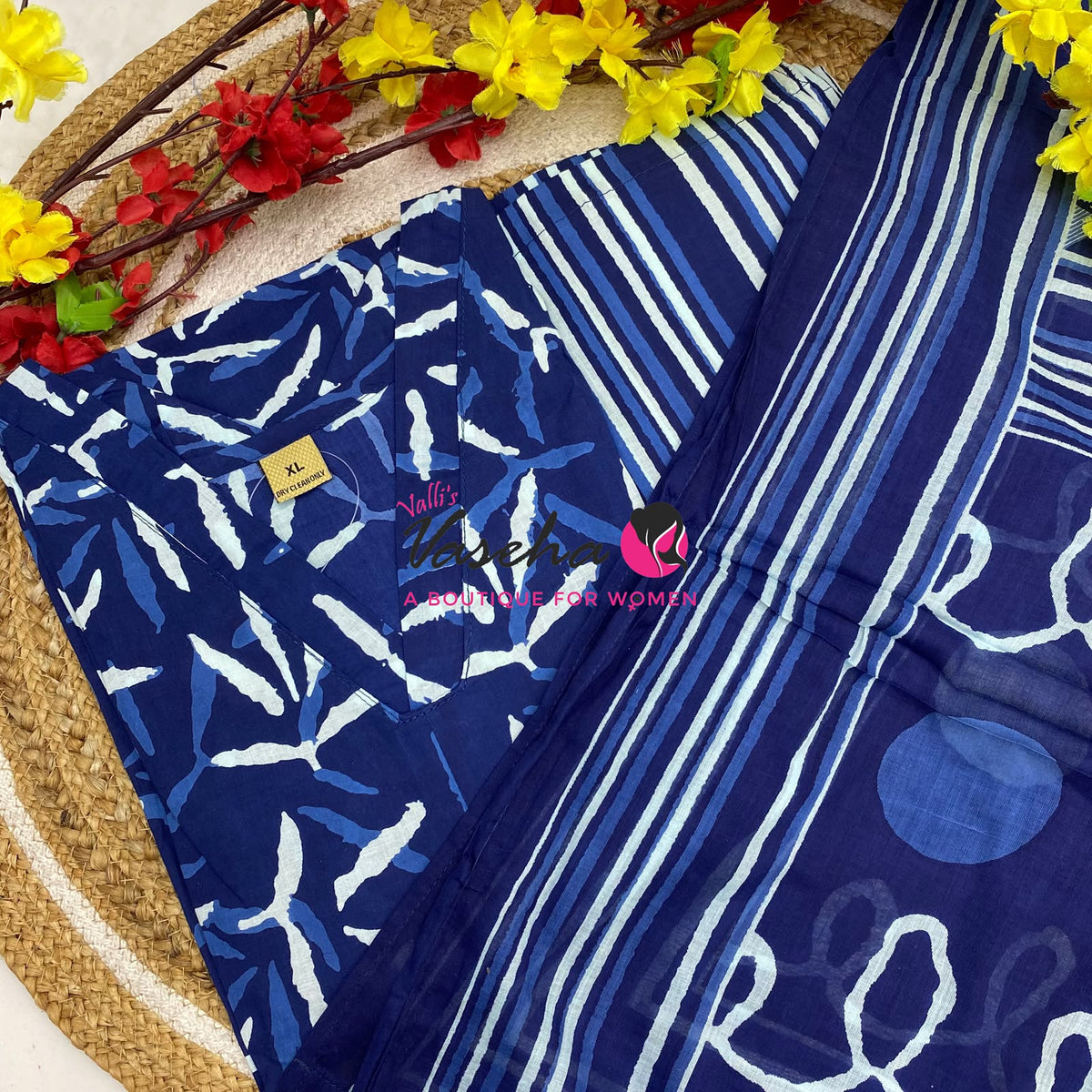 Ready Made | Anarkali Set  |Salwar, Kameez & Duppatta(3pc)|Cotton |VVRMS039