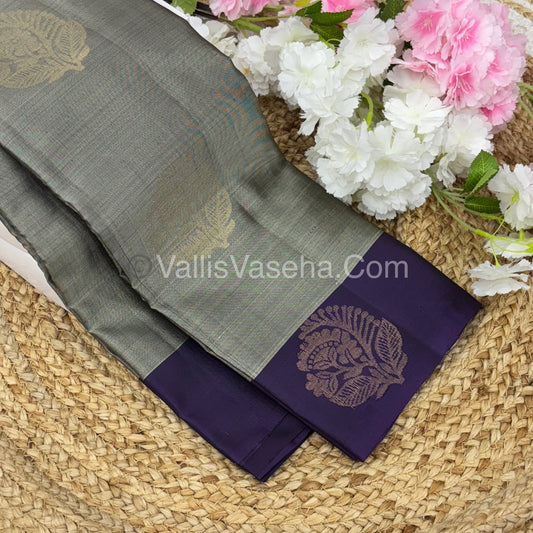 Half Mix - Pure Soft Silk Saree - VVPSS043