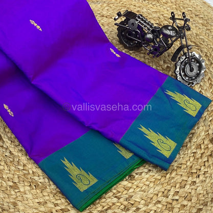 Semi Silk Saree - Kanchi Pattu Style - VVSSS004