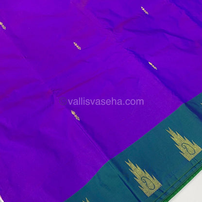 Semi Silk Saree - Kanchi Pattu Style - VVSSS004