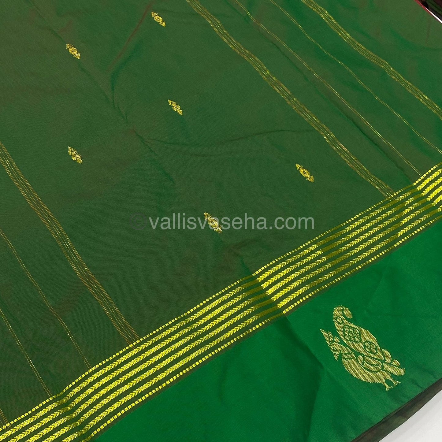 Semi Silk Saree - Kanchi Pattu Style - VVSSS004